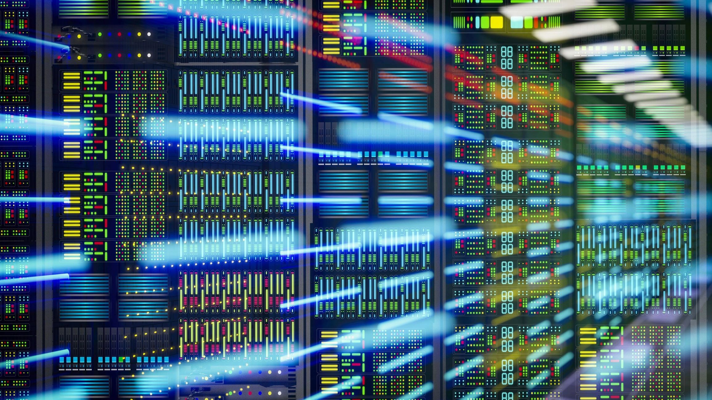Modern server room representing resilient backup and disaster recovery infrastructure