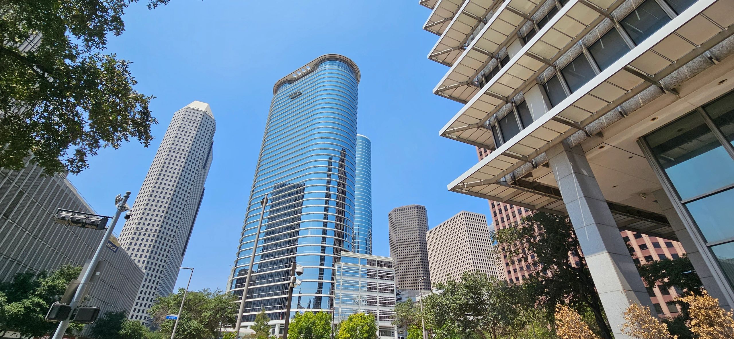Downtown Houston skyline in daylight