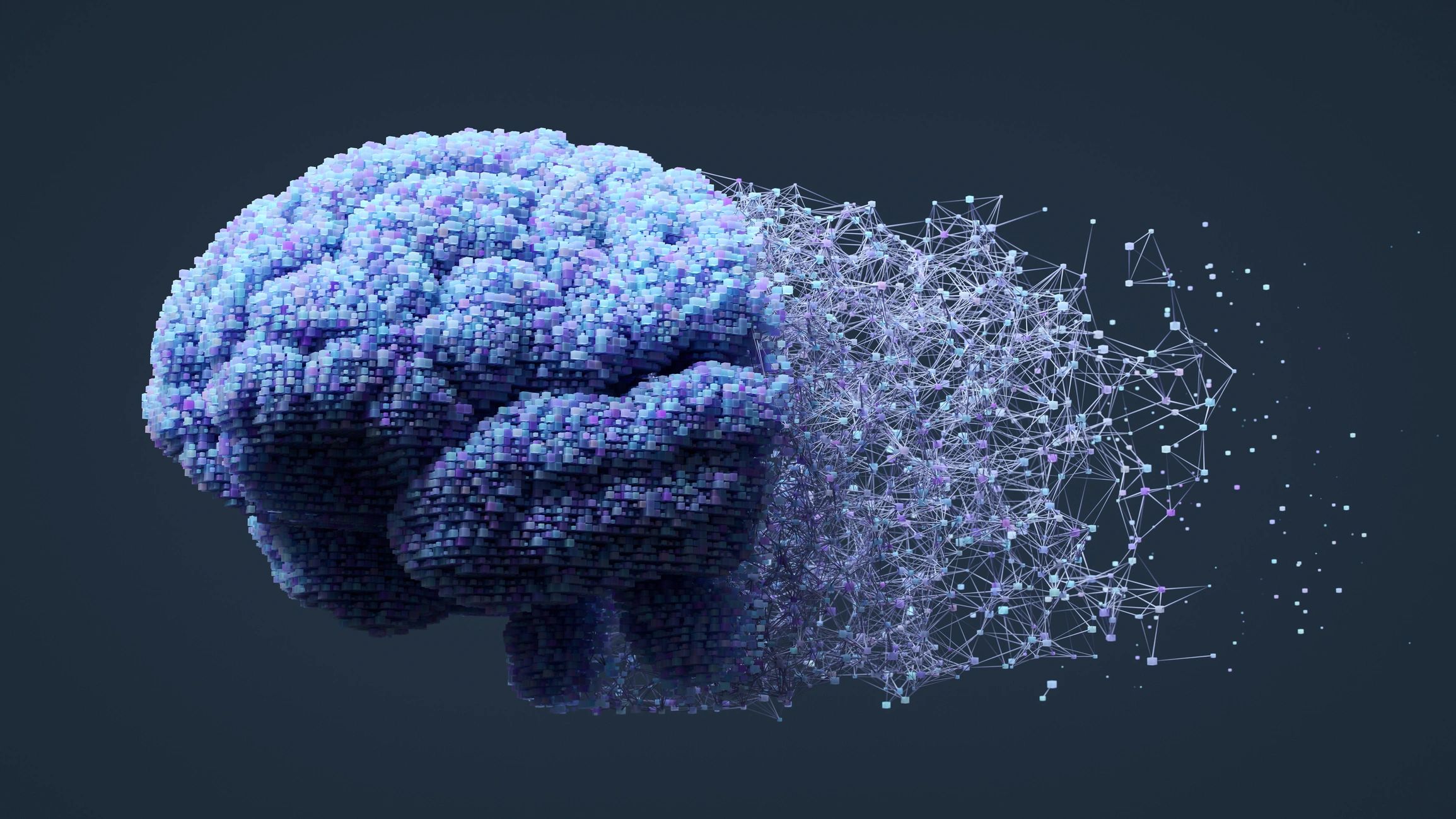 Digital brain connections representing security and automation